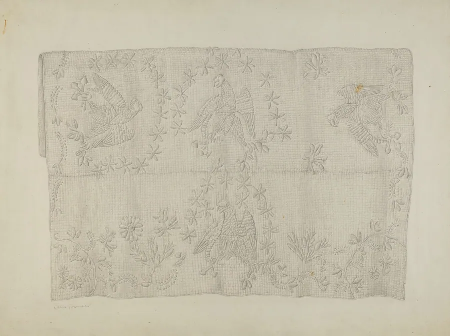 Bedspread by Bessie Forman