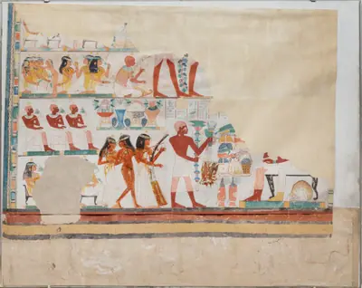 Banquet Scene with Musicians, Tomb of Nakht