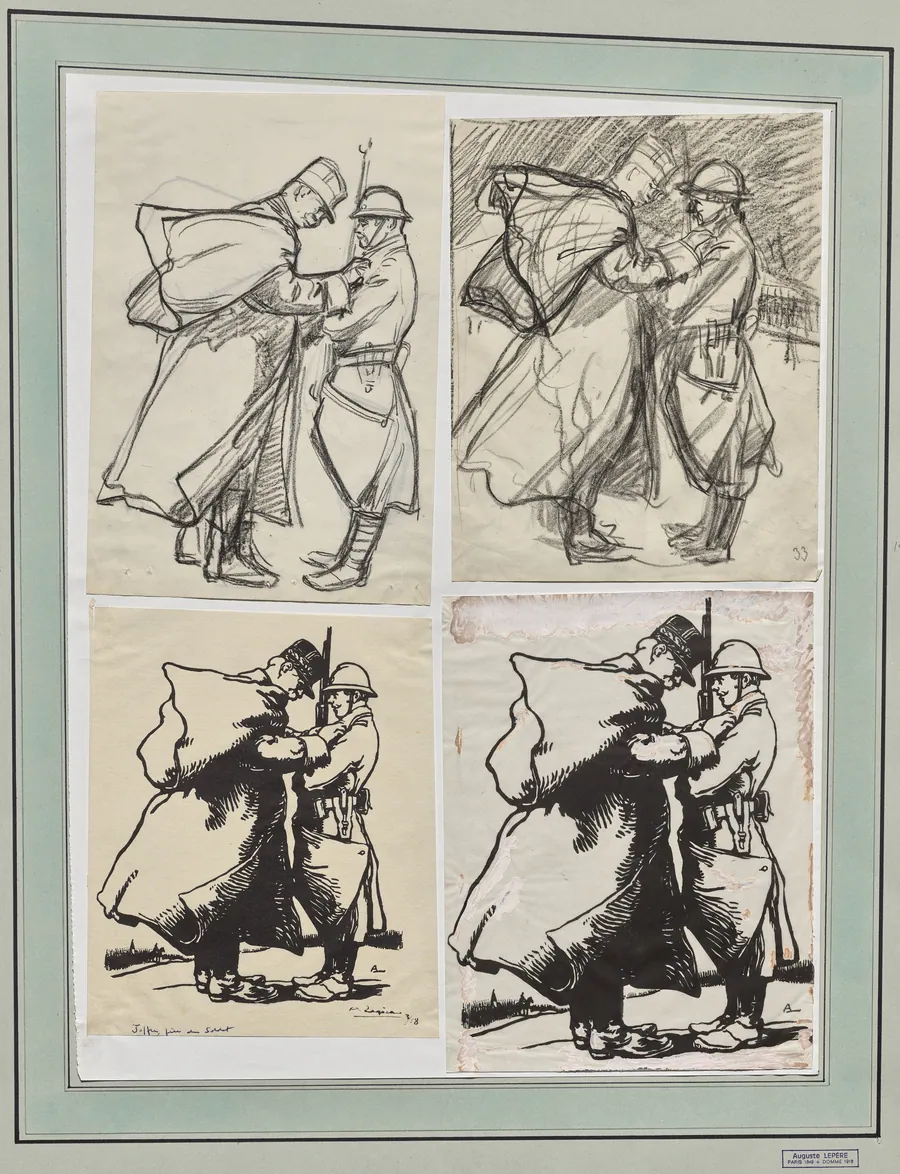 Joffre, père du soldat by Auguste Louis Lepère