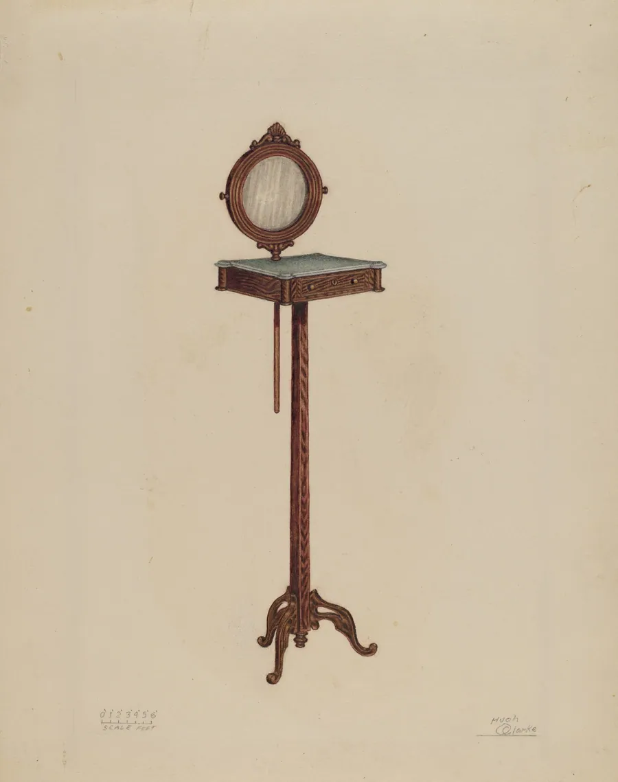 Shaving Stand by Hugh Clarke