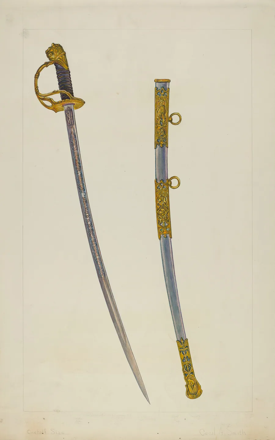 Sword and Sheath by Cecil Smith