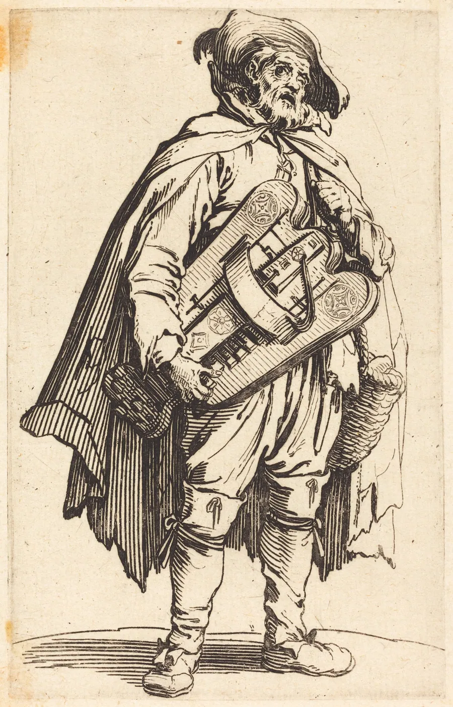 The Hurdy-Gurdy Player by Jacques Callot