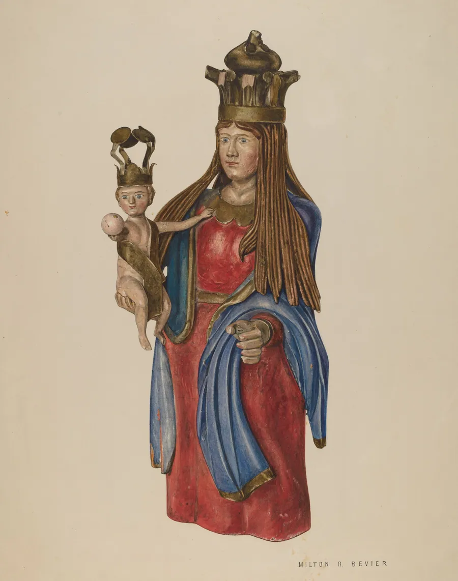 Virgin and Child by Milton Bevier
