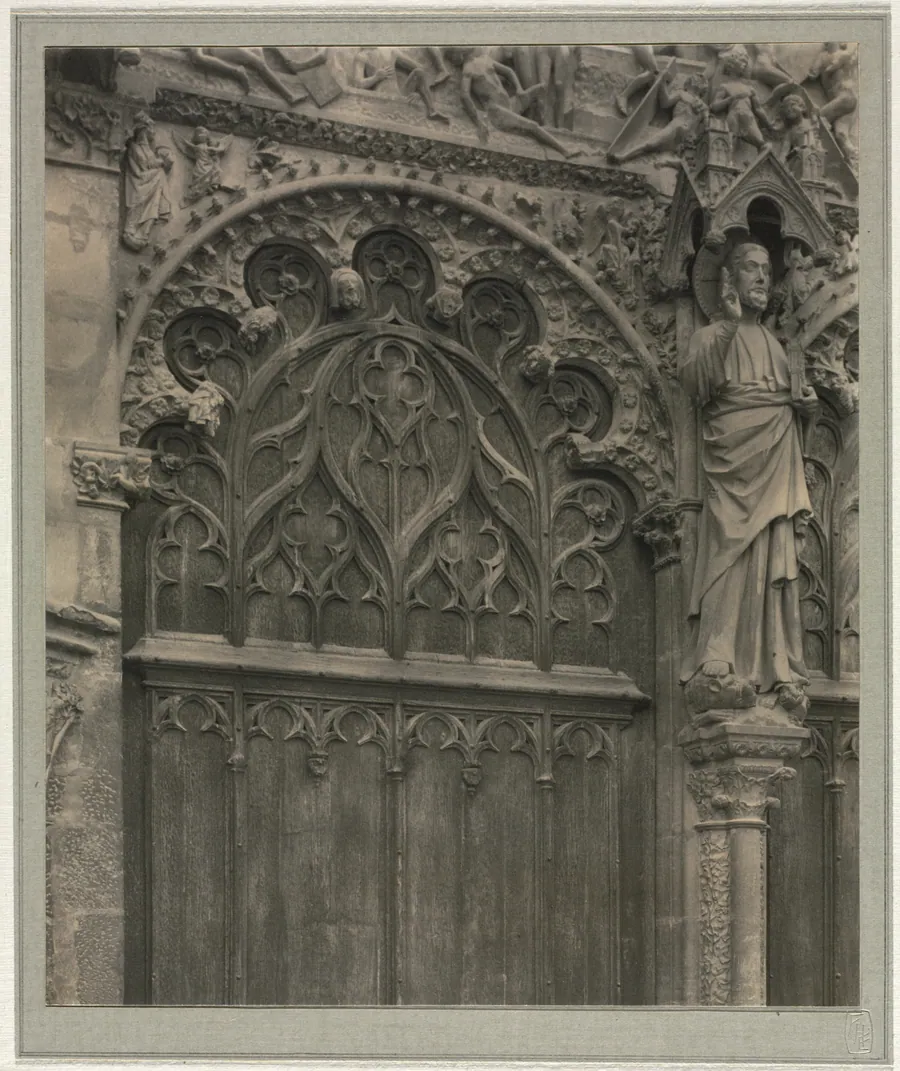 Bourges Cathedral: Crypt Under Nave by Frederick H. Evans