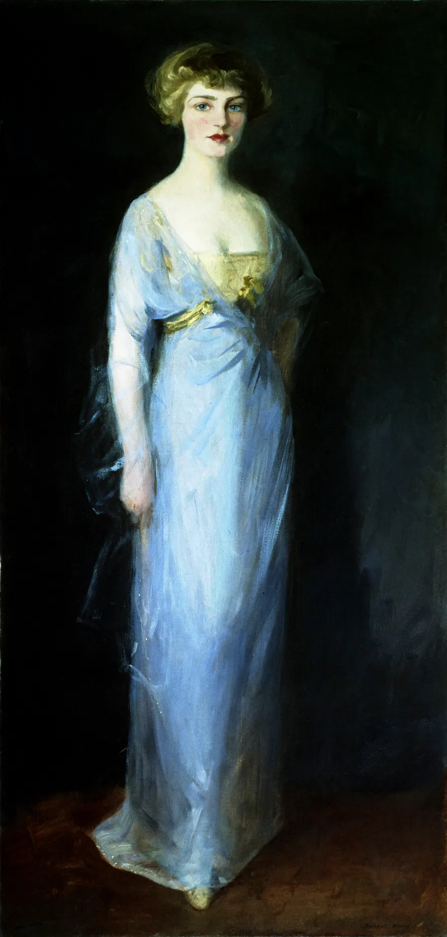 Portrait of Dorothy Wagstaff by Robert Henri, born Cincinnati, OH 1865-died New York City 1929