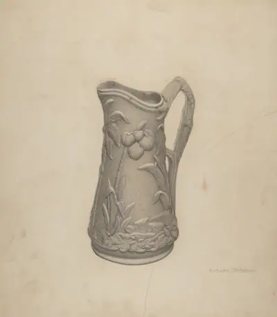 Parian Ware Syrup Pitcher