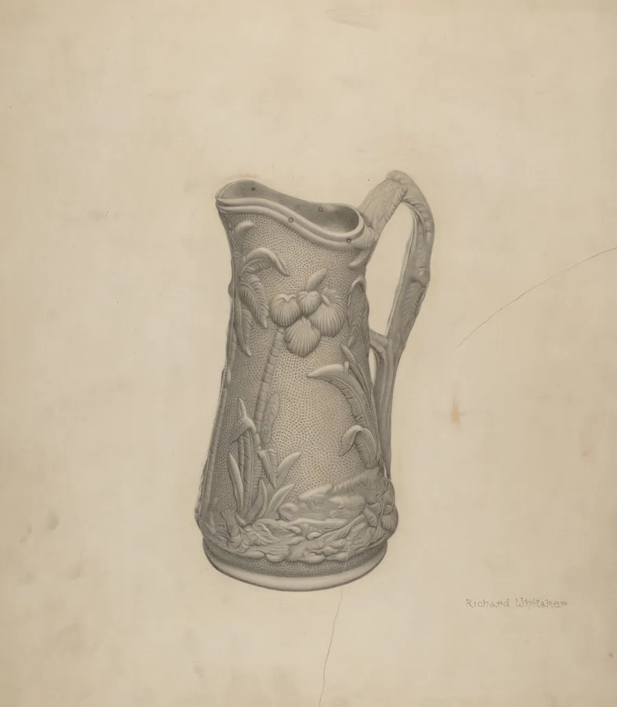 Parian Ware Syrup Pitcher by Richard Whitaker