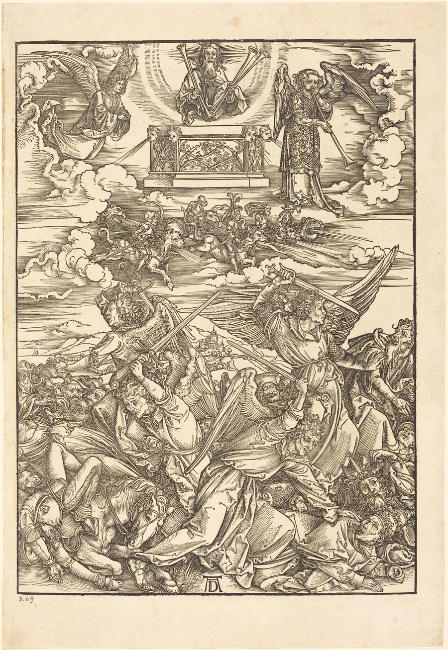 The Four Avenging Angels by Albrecht Dürer