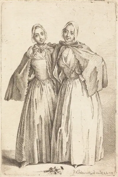Two Standing Ladies (Demoiselles Quantin)