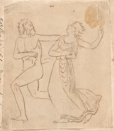 Satyr and Maenad, from Dance in Honor of Bacchus