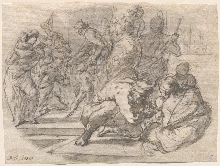 The Generosity of Empress Pulcheria by Johann Christoph Storer