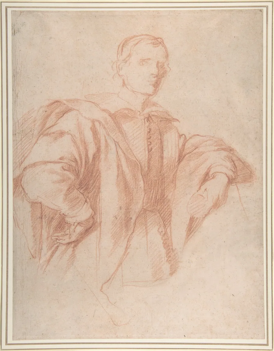 Study for a Portrait of a Man by Guillaume Courtois