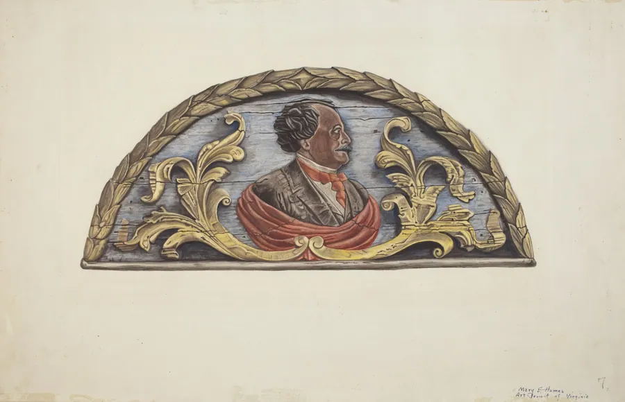 Stern Board from Ship "John Penrose" by Mary E. Humes