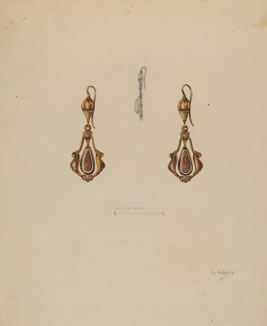 Earrings by Grace Halpin