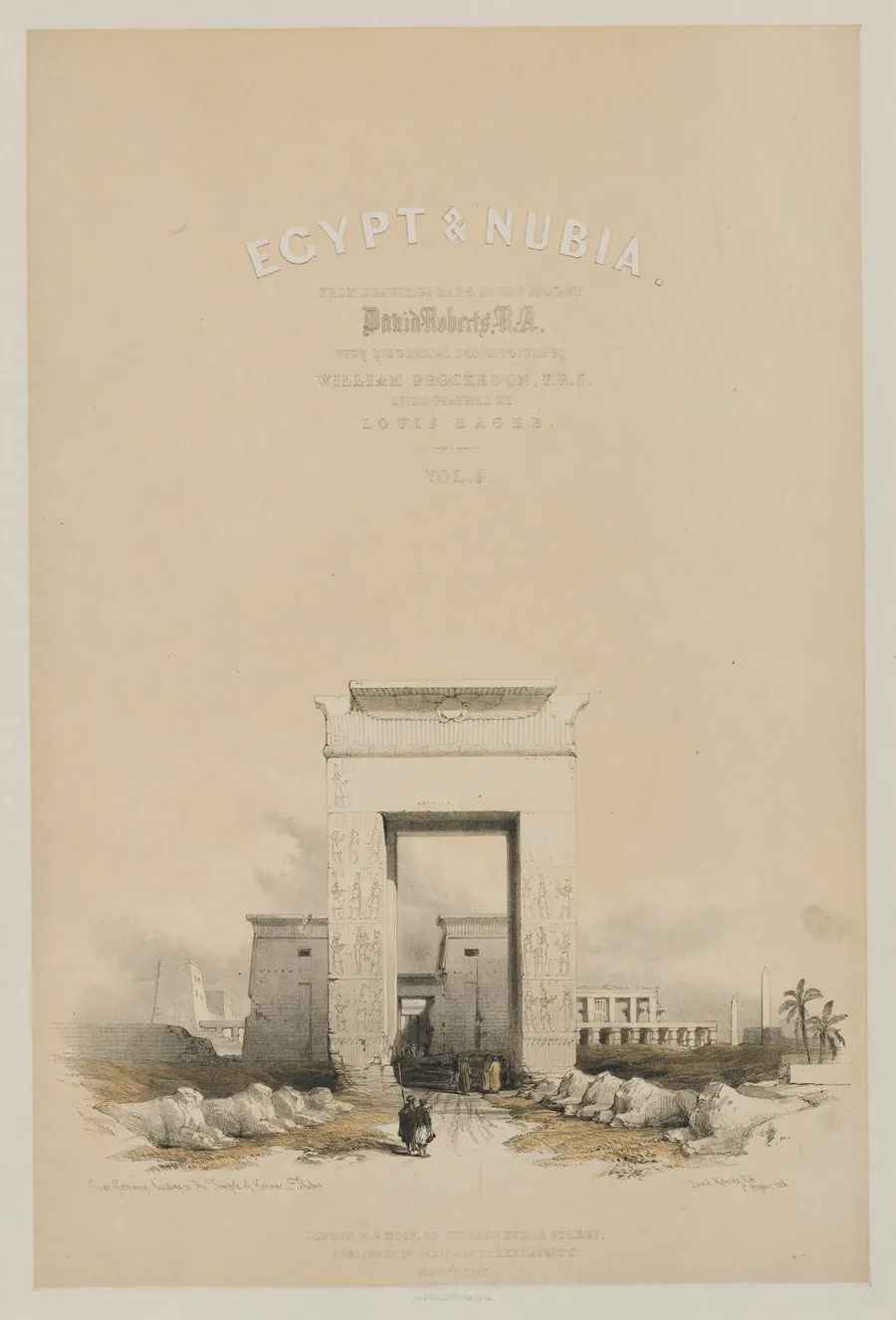Egypt and Nubia: Frontispiece Volume V by Louis Haghe
