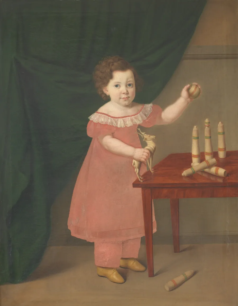Barneportræt by Johan Anton Bech