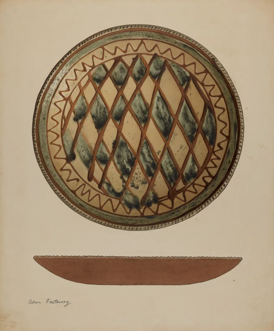 Pa. German Plate by Aaron Fastovsky