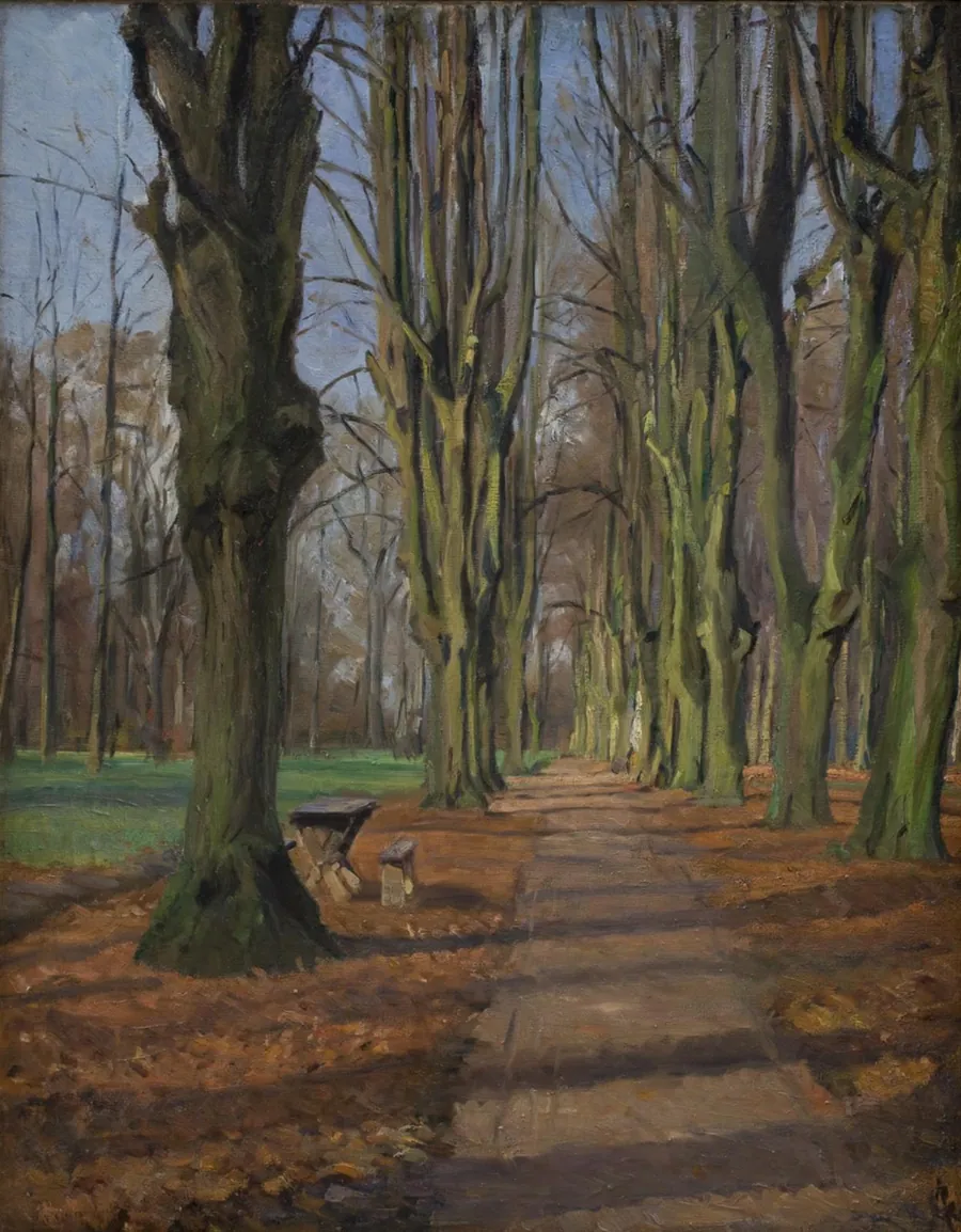 Allé i Søndermarken by Albert Gottschalk
