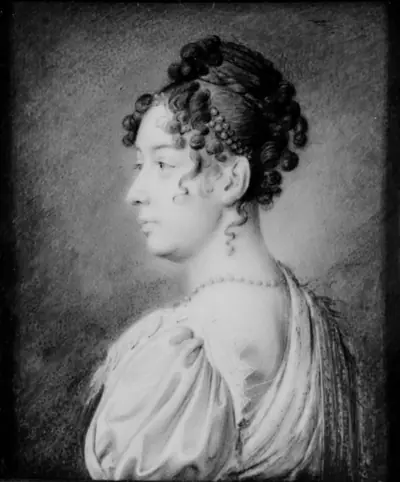Portræt af grevinde Johanne Caroline Wilhelmine Bille-Brahe, f. Falbe