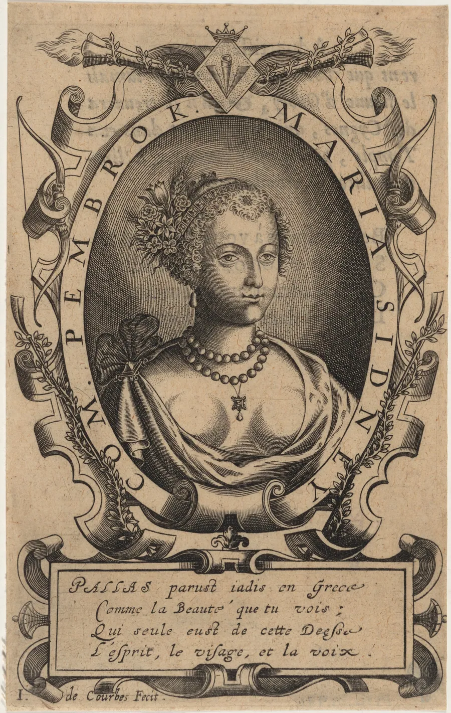 Mary Sidney, Countess of Pembroke by Jean de Courbes