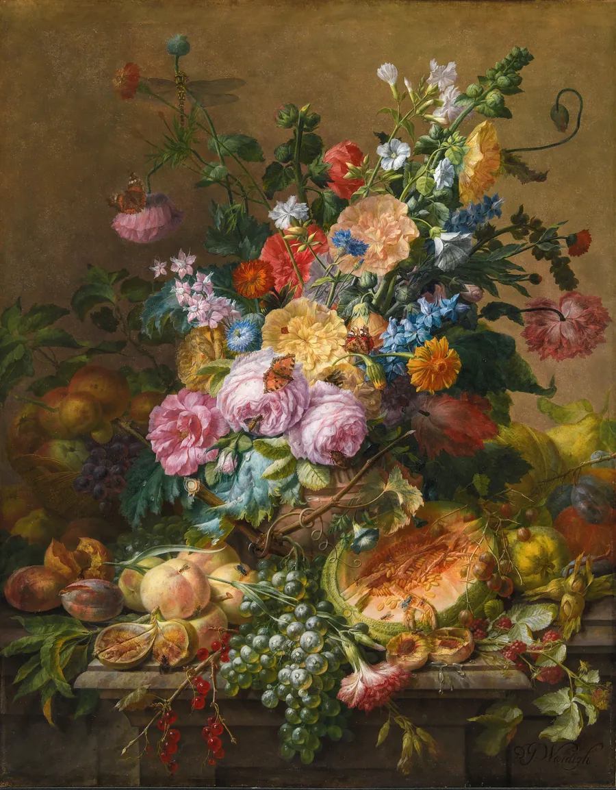 Blomster by Dominicus Gottfried Waerdigh