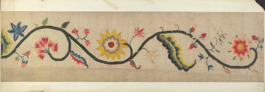 Crewel Embroidery (Border) by Lawrence Peterson