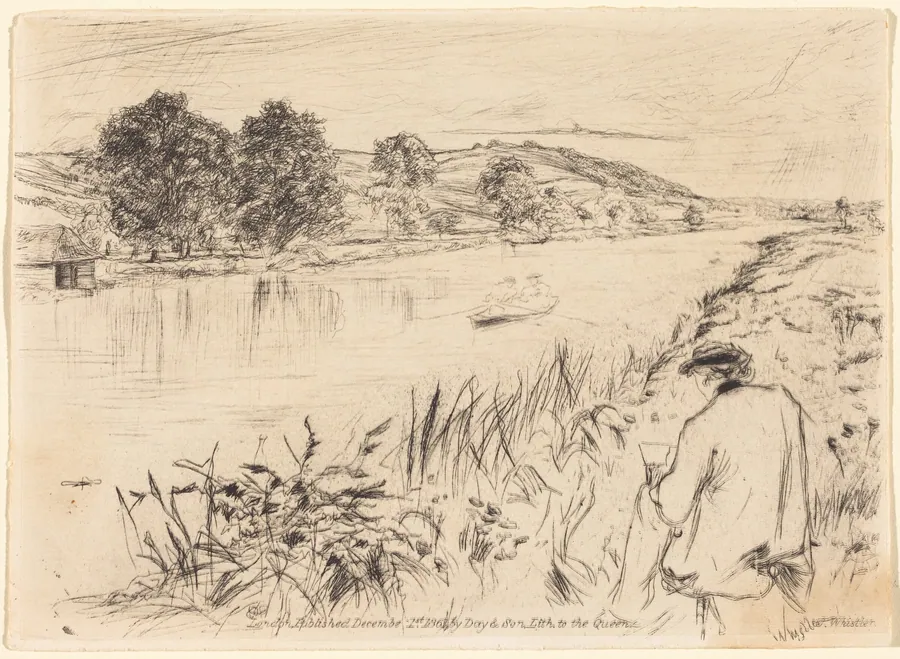 Sketching, No. 1 by James McNeill Whistler