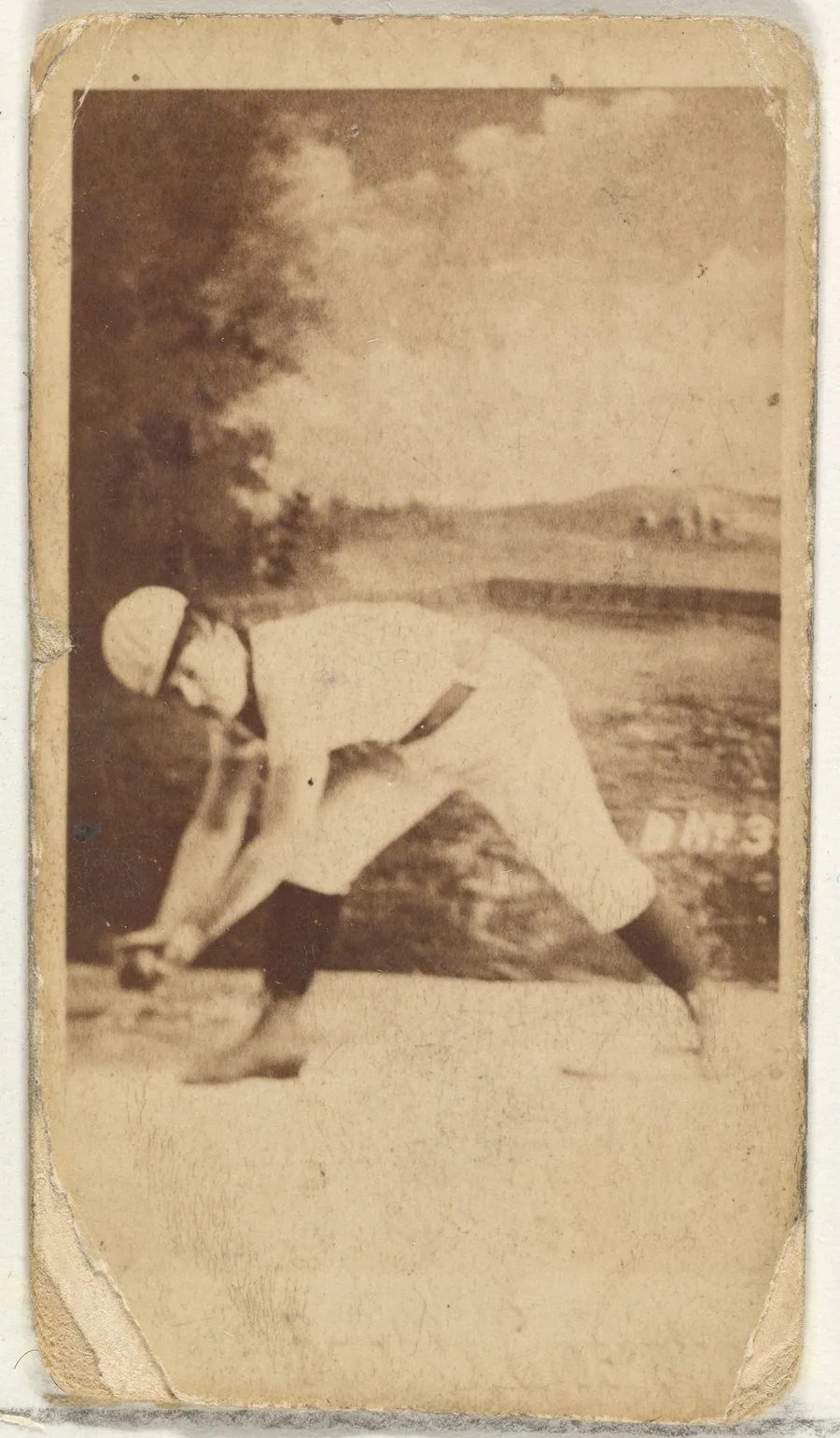 Card 3, from the Girl Baseball Players series (N48, Type 1) for Virginia Brights Cigarettes by Allen & Ginter