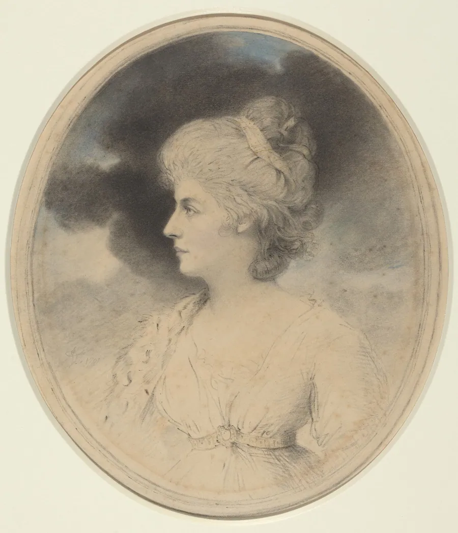 Portrait of a Woman in Profile by John Downman