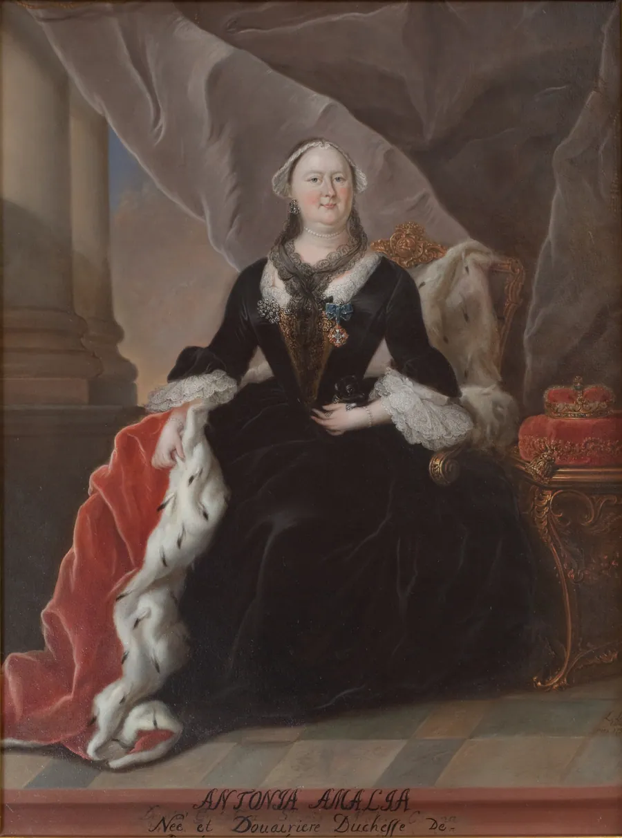 Antonia Amalia. Hertuginde af Braunschweig og Lüneburg, født 22. april 1696 by Ubekendt
