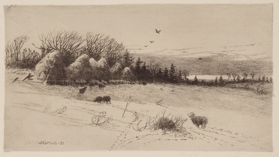 Evening After The Storm by John Austin Sands Monks