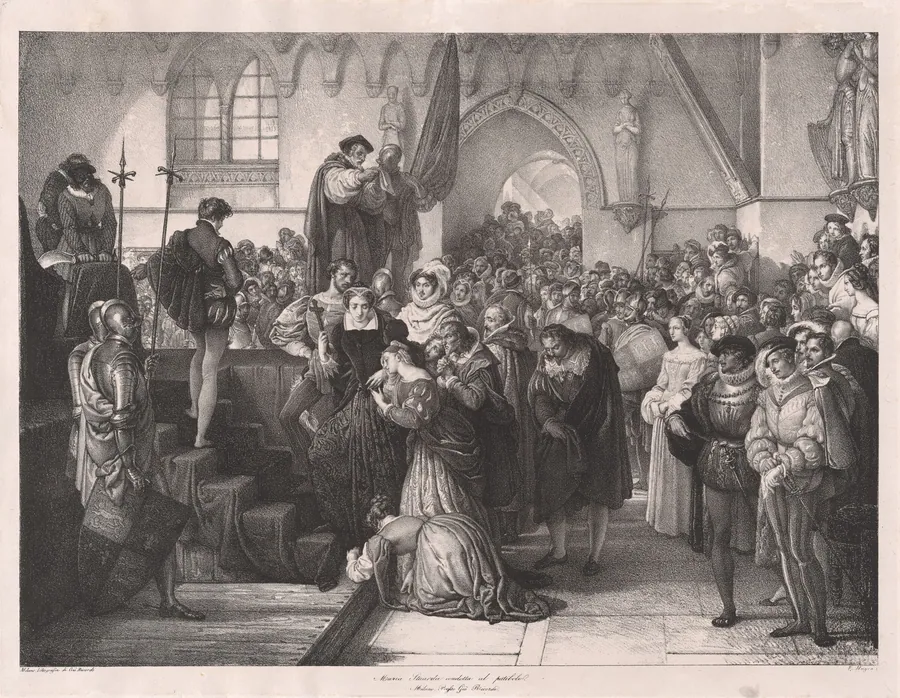 Maria Stuard condotta al patibolo (Mary Stuart Being Led to the Scaffold) by Francesco Hayez