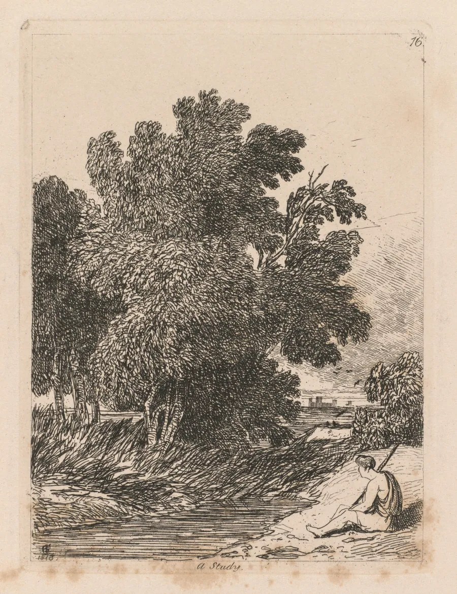 Liber Studiorum: Plate 16, A Study by John Sell Cotman