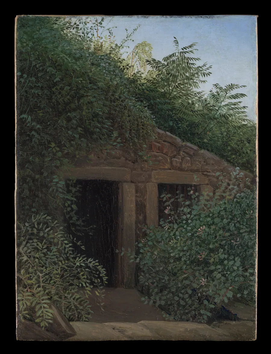 An Overgrown Mineshaft by Carl Gustav Carus