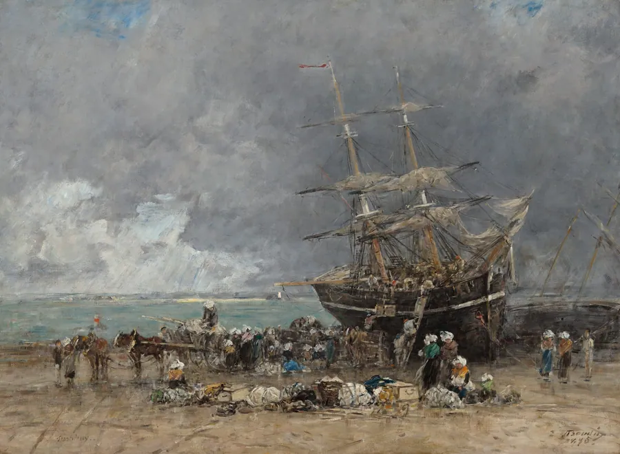 Return of the Terre-Neuvier by Eugène Boudin