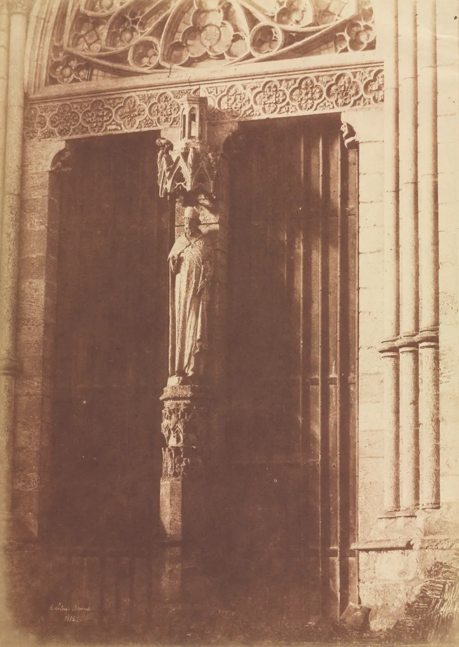 Amiens, Northern Façade of the Transept by Henri Le Secq