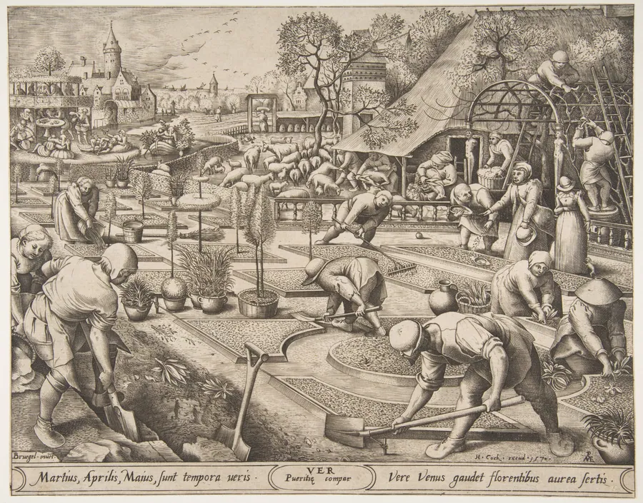 Spring (Ver) from The Seasons by Pieter van der Heyden