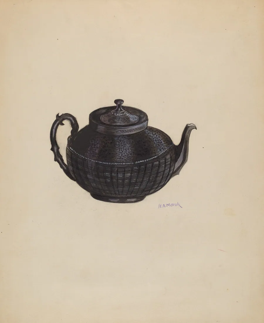Wedgewood Teapot by Herbert Marsh