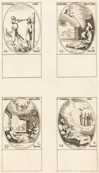 St. Flavian; St. Victoria; St. Servulus; St. Tharsilla