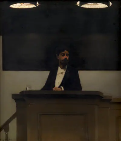 Georg Brandes på Københavns Universitets talerstol