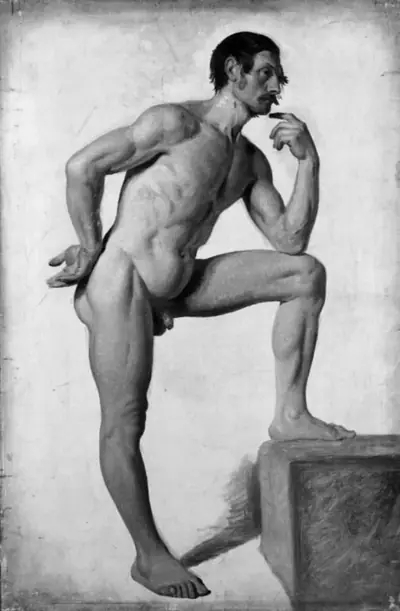 Mandlig model