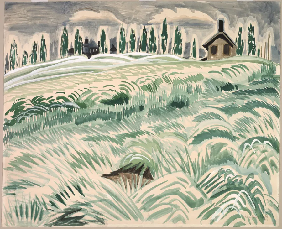 Hillside by Charles Burchfield