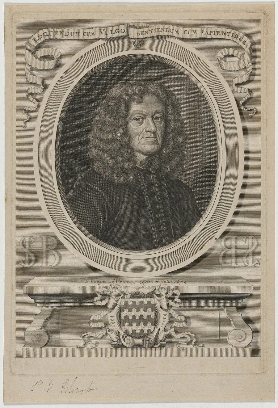 Sir Henry Blount, Traveller by David Loggan