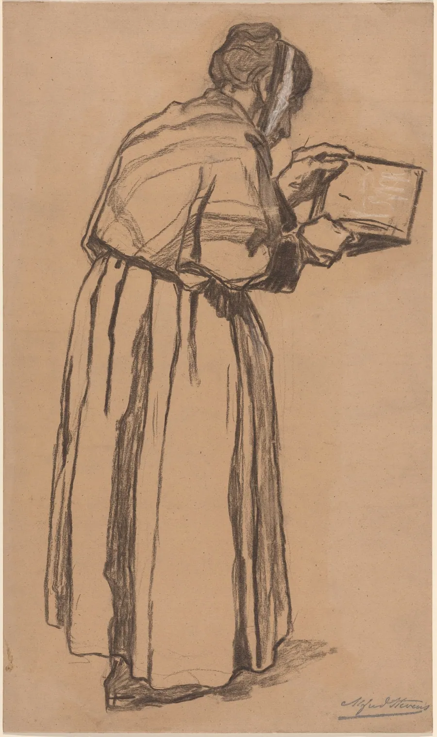 Woman Reading by Alfred Stevens