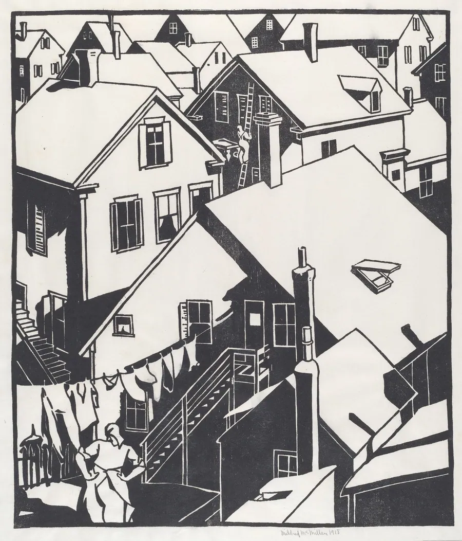 Housetops by Mildred McMillen