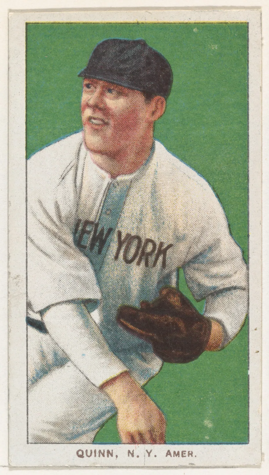 Quinn, New York, American League, from the White Border series (T206) for the American Tobacco Company by American Tobacco Company
