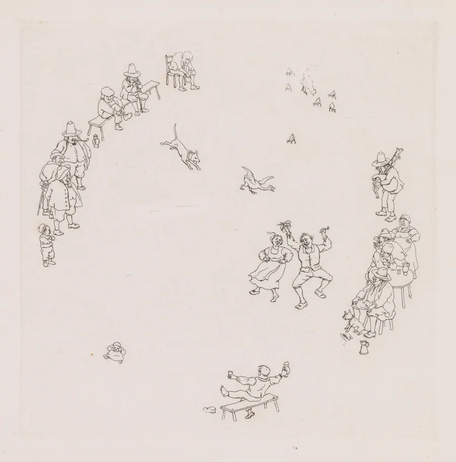 Revelers (Ribauds et Ribaudes) by Léonce Justin Alexandre Petit