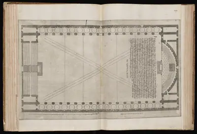 Plan of the Cortile Belvedere