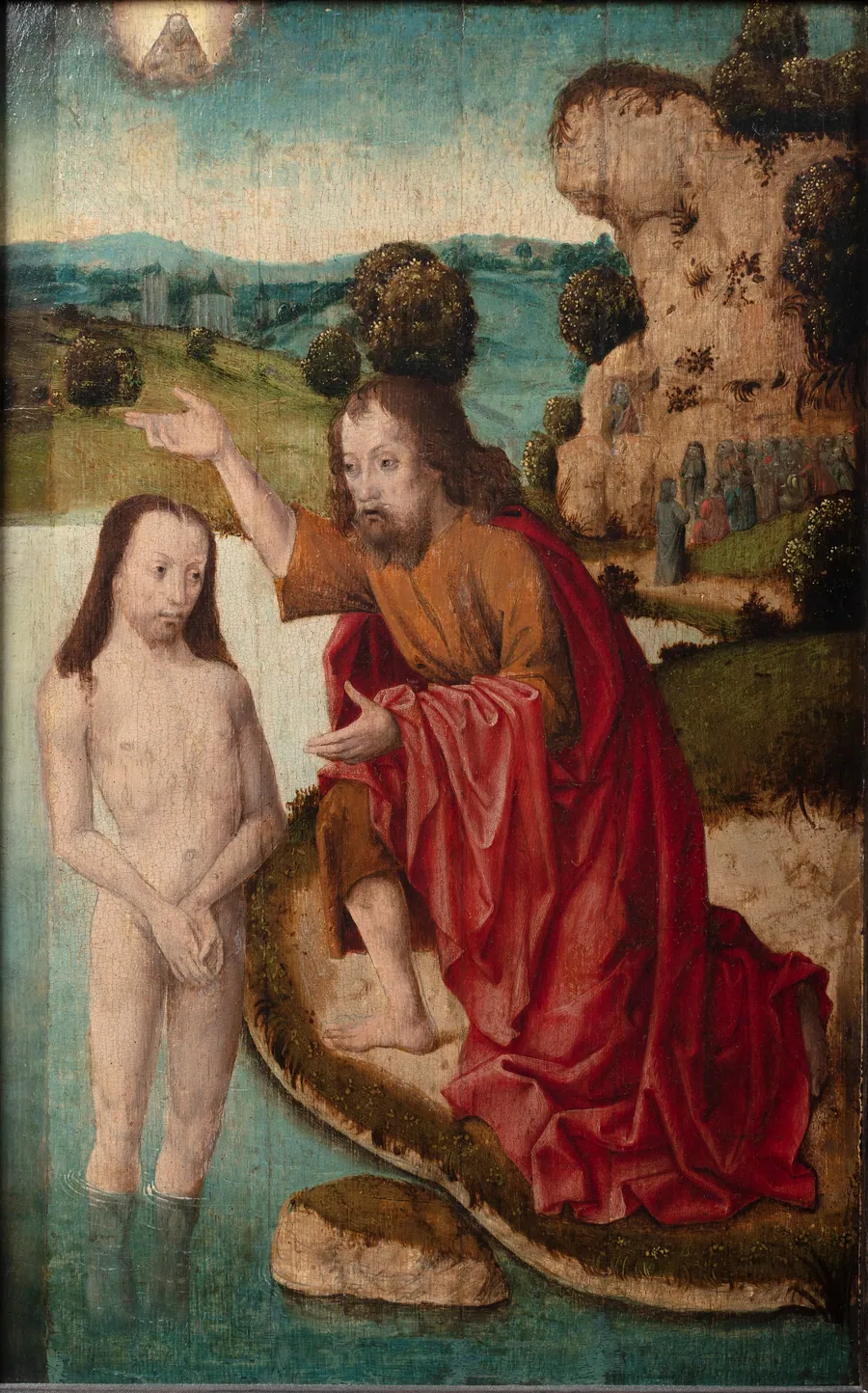 Kristi dåb by Cornelis Engebrechtsz.