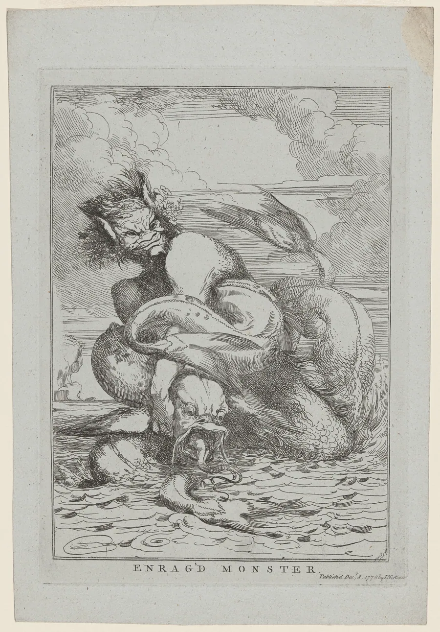 Enrag'd Monster by John Hamilton Mortimer